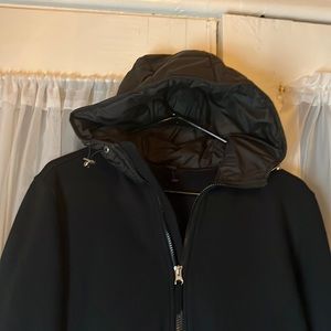 Wahts Hatch Full Zip Hooded Sweat Jacket Men’s Medium Black